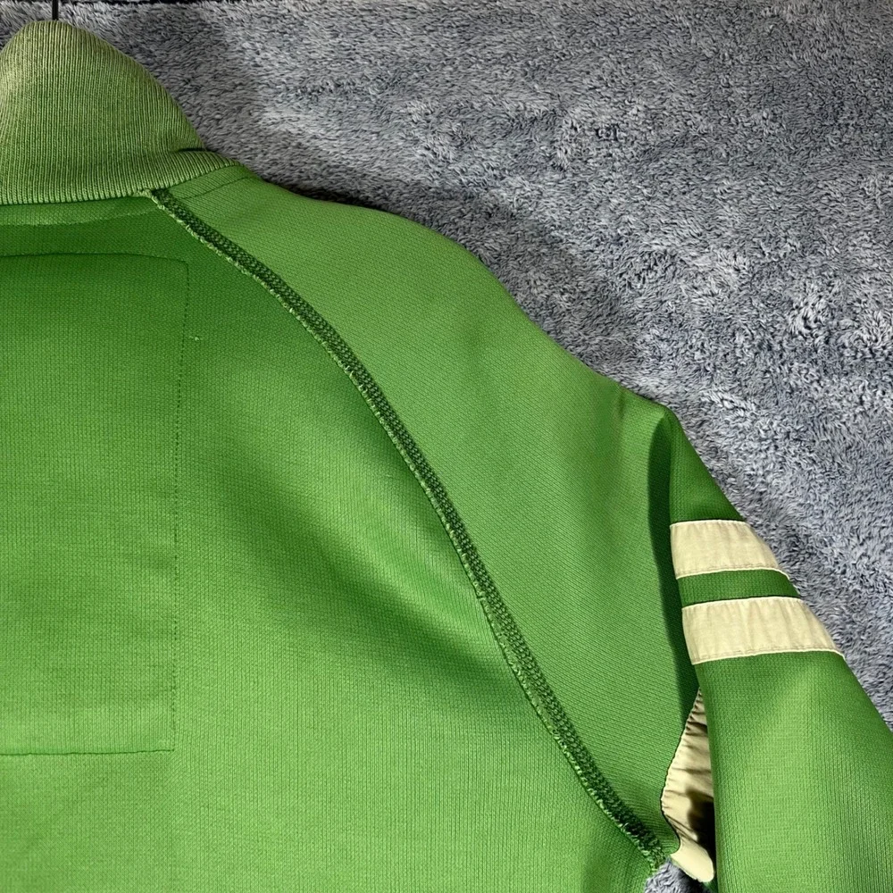 Abercrombie &‎ Fitch Mens Green Full Zip Track Jacket Large Vintage Y2K Athletic